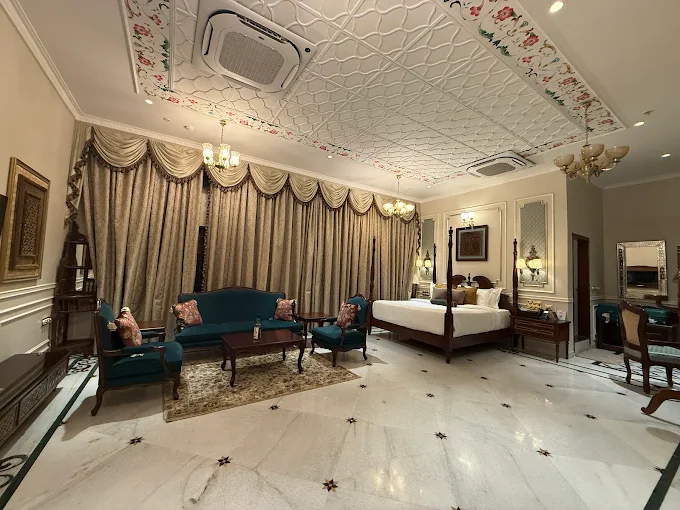 Spacious suite-style room and lounge