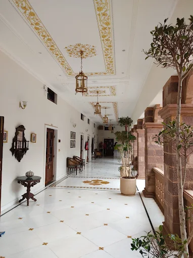 Ornate corridor ceiling